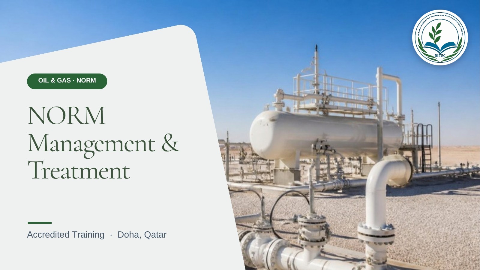 NORM Management & Treatment — Industrial Sector