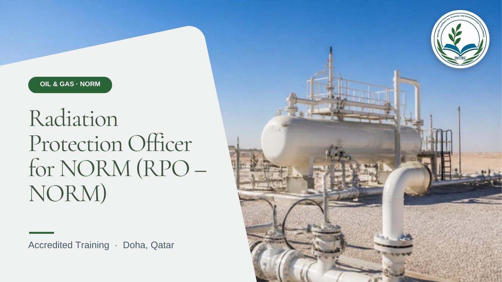 Radiation Protection Officer for NORM (RPO – NORM)